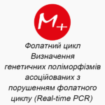 Фолатный цикл (Определение генетических полиморфизмов, ассоциированных с нарушением фолатного цикла (Real-time PCR))
