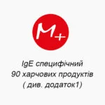IgЕ специфічний(90 харчових продуктів) ( див. додаток1)