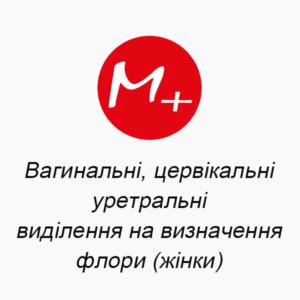 Вагинальные, цервикальные, уретральные выделения на определение флоры (женщины)