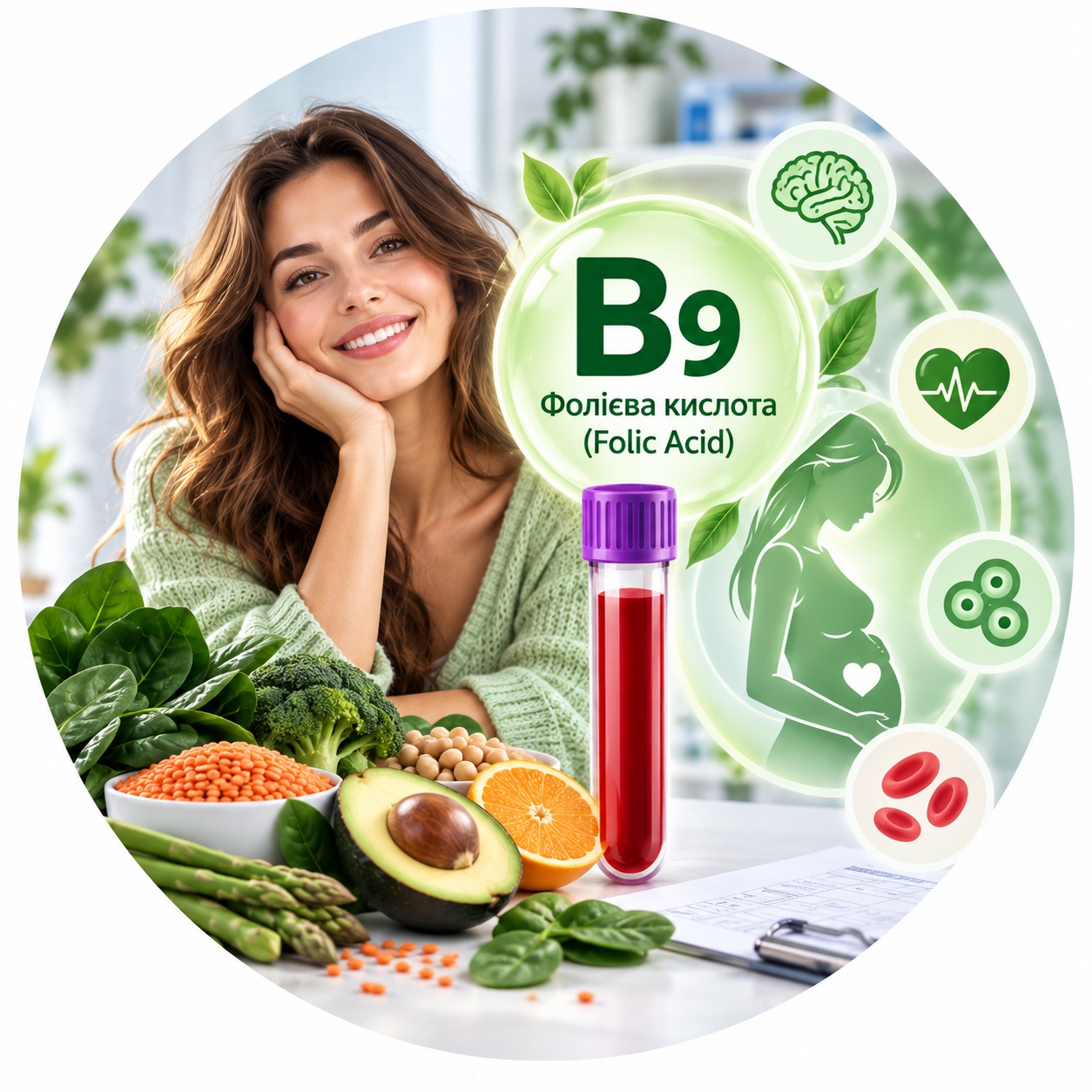 Analysis for vitamin B9 (folic acid, Folic Acid) — Medi Lab Plus Blood test for vitamin B9 (folic acid, Folic Acid) — Medi Lab Plus