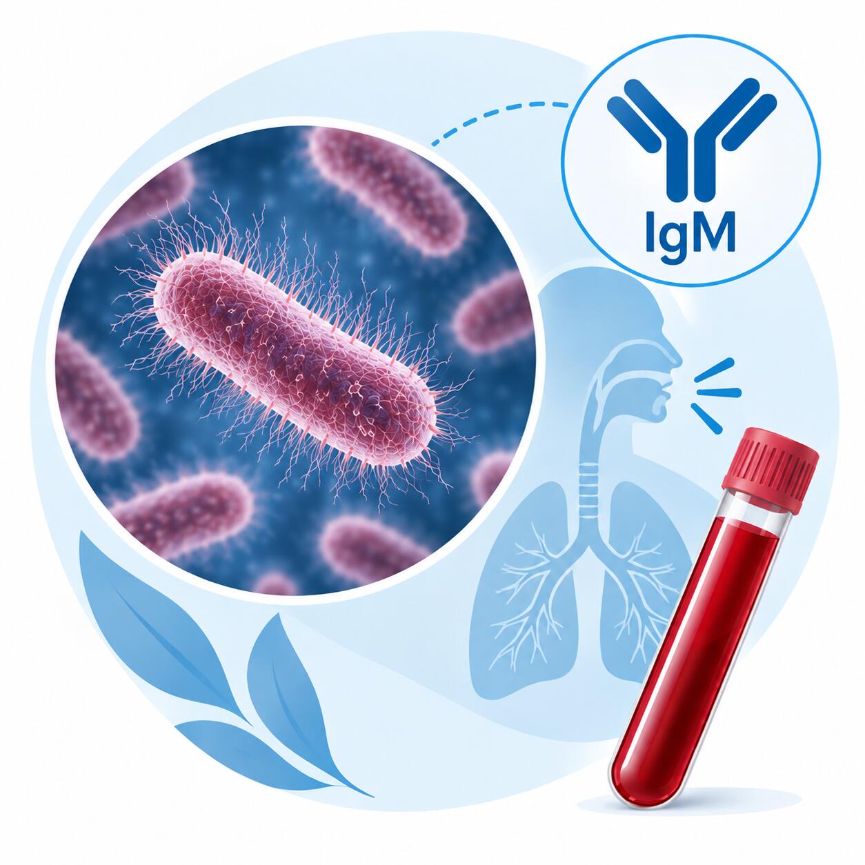 Антитіла IgM до Bordetella pertussis Bordetella pertussis (кашлюк), IgM — лабораторне дослідження