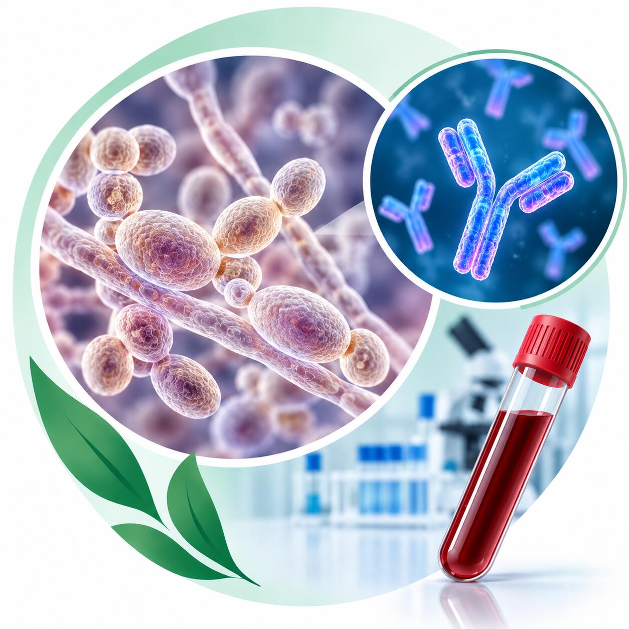 IgG antibodies to Candida albicans Candida albicans (candidiasis), IgG — laboratory test