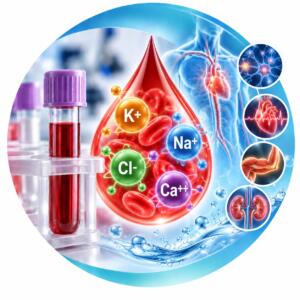 Аналіз електролітів K+, Na+, Cl-, Ca++ — Меді Лаб Плюс