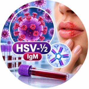 Herpes simplex virus 1/2 (HSV-½) - IgM