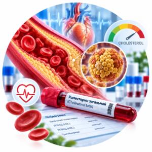 Аналіз загального холестерину (Cholesterol total) — Меді Лаб Плюс