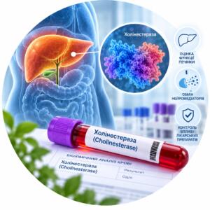 Аналіз холінестерази (Cholinesterase) — Меді Лаб Плюс