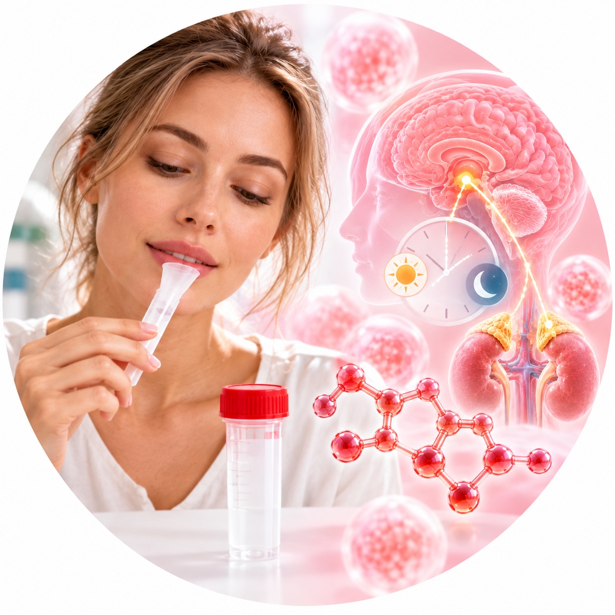 Кортизол у слині (Cortisol, saliva) — Меді Лаб Плюс Аналіз на кортизол у слині — гормональне дослідження Меді Лаб Плюс