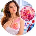 Blood test for breast cancer marker CA 15-3 in the Medi Lab Plus laboratory