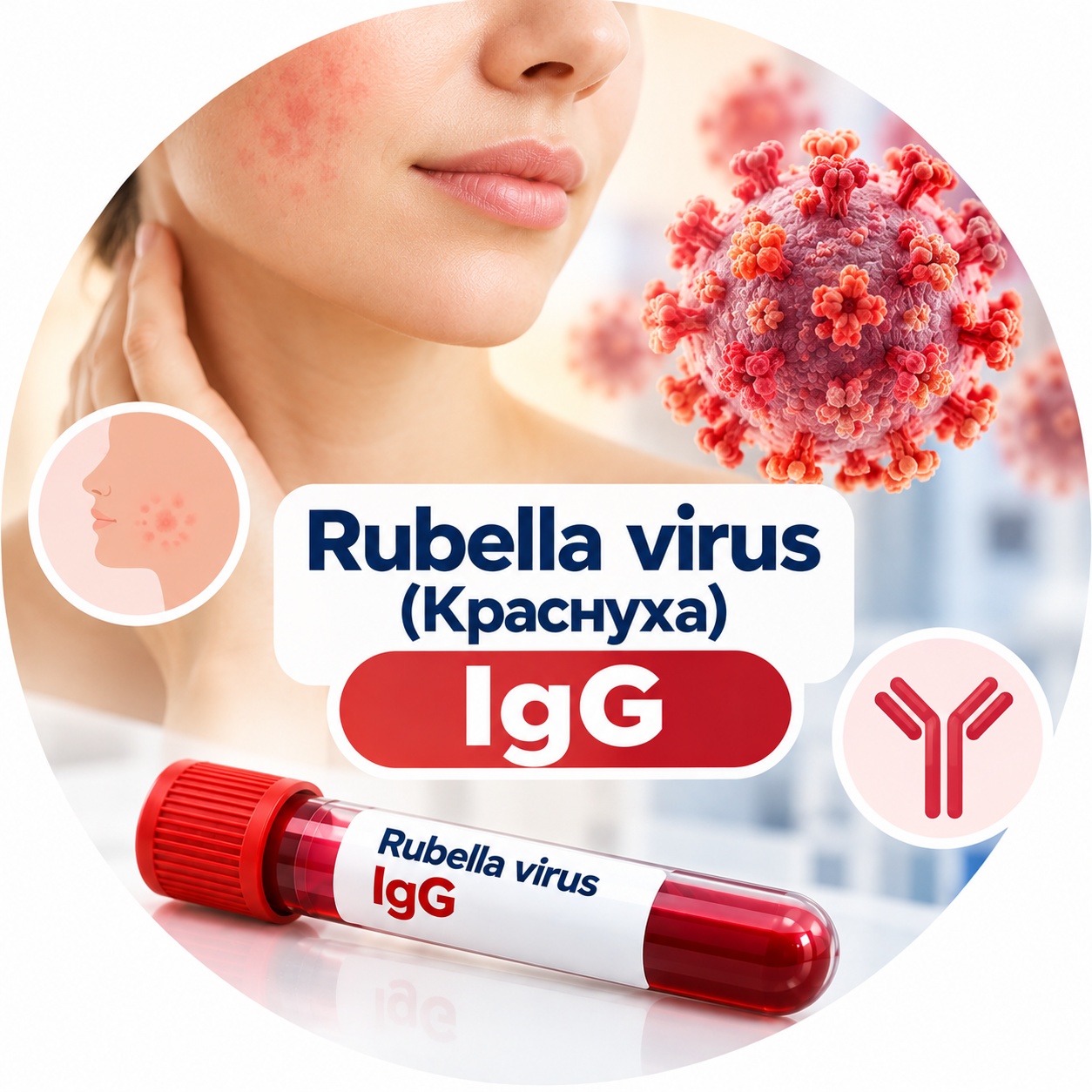 Краснуха — серологічне визначення IgG Rubella virus — антитіла IgG