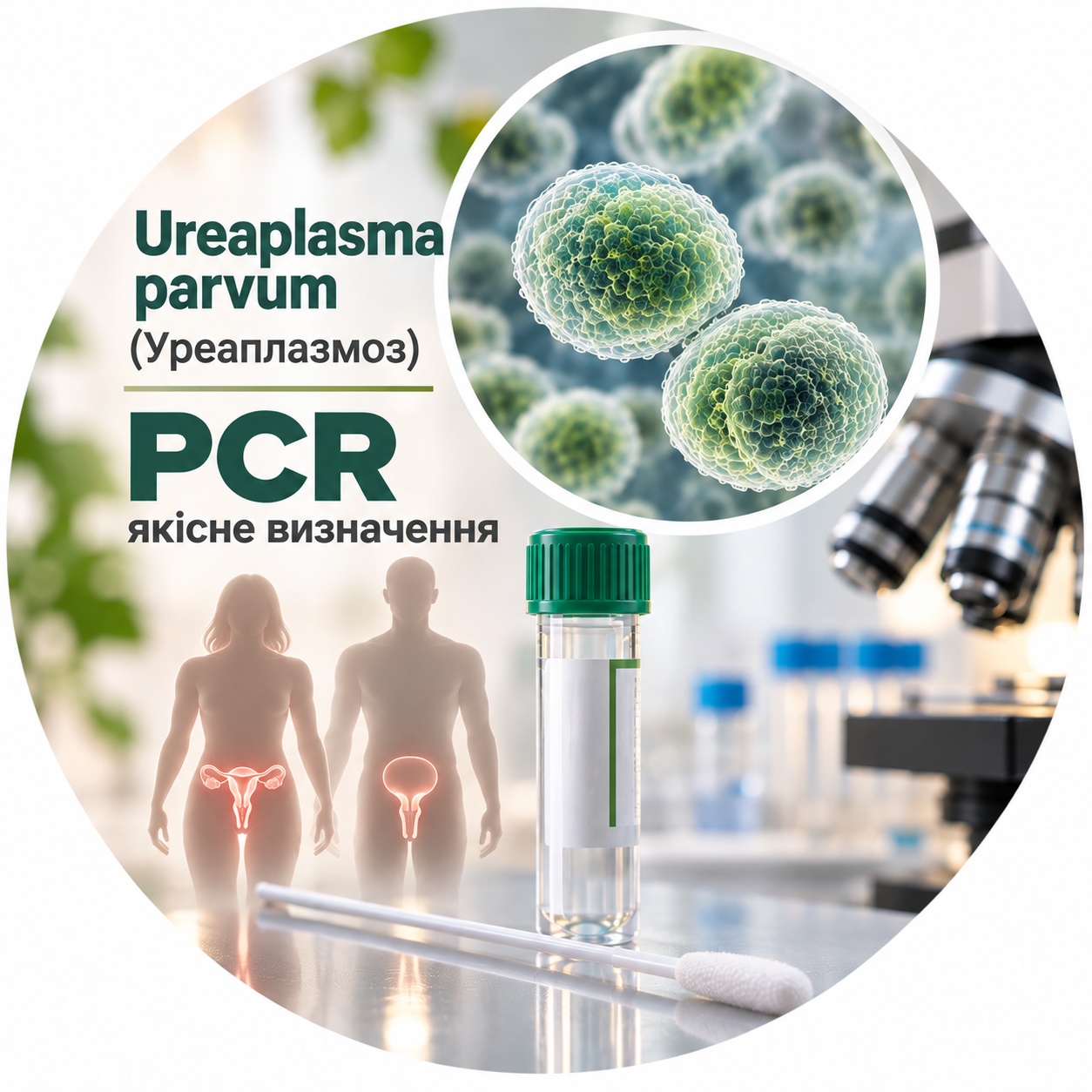 Уреаплазмоз — якісна ПЛР Ureaplasma parvum Ureaplasma parvum — якісне PCR-визначення