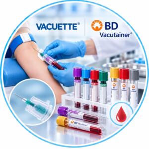 Забір крові одноразовими системами Vacuette та BD Vacutainer