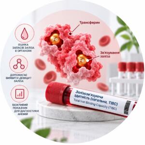 Iron binding capacity analysis (total, TIBC) — Medi Lab Plus