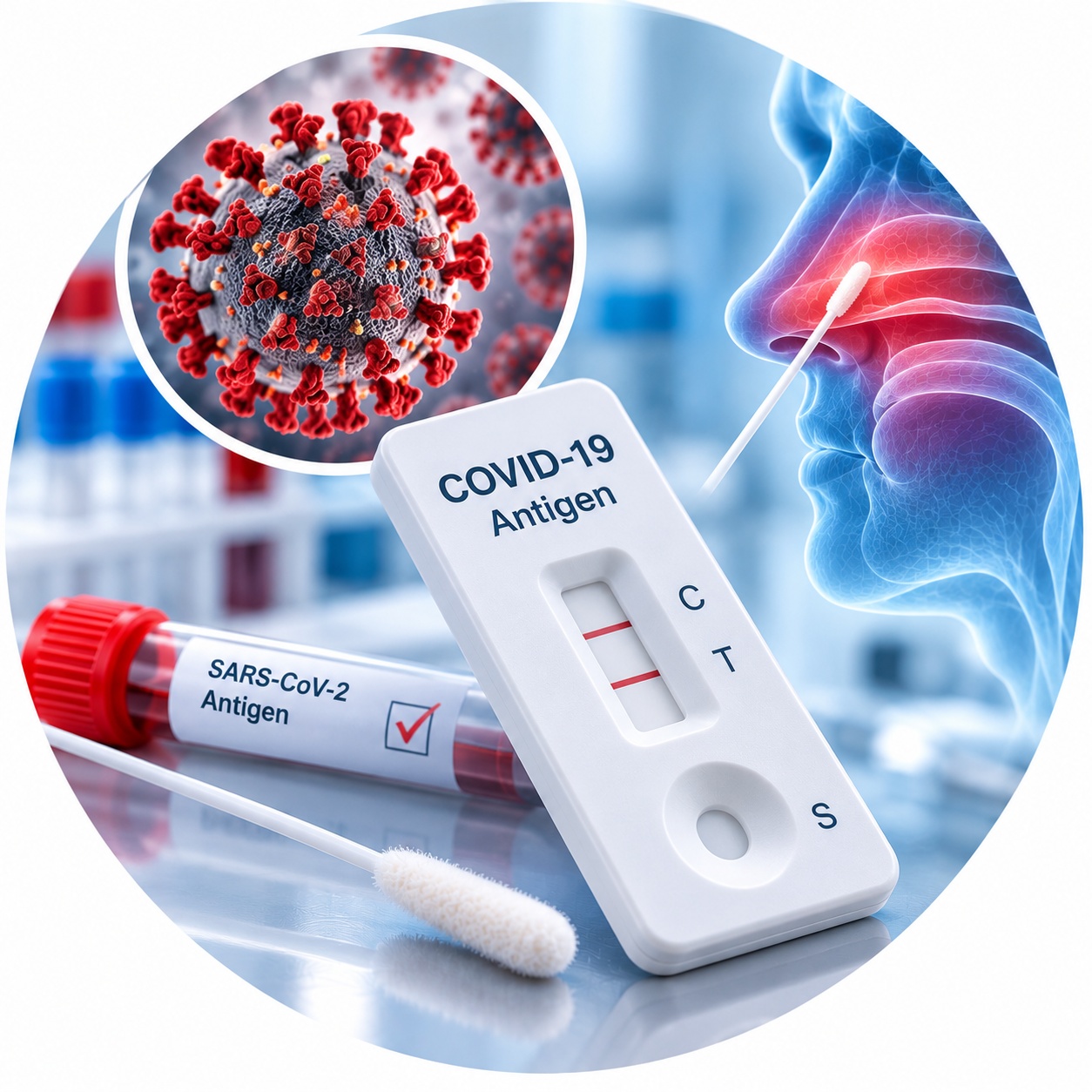 Analysis for the antigen of the novel coronavirus 2019-nCoV Novel coronavirus antigen (2019-nCoV Antigen) - laboratory analysis