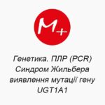 Genetics. PCR. Gilbert's syndrome (detection of UGT1A1 gene mutation)