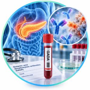 Blood test for antibodies to glutamic acid decarboxylase GADA — Medi Lab Plus