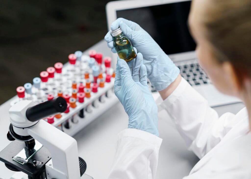 Laboratory analysis of microflora