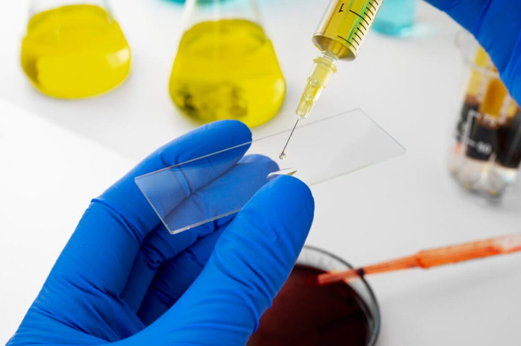 Laboratory analysis of cortisol in urine