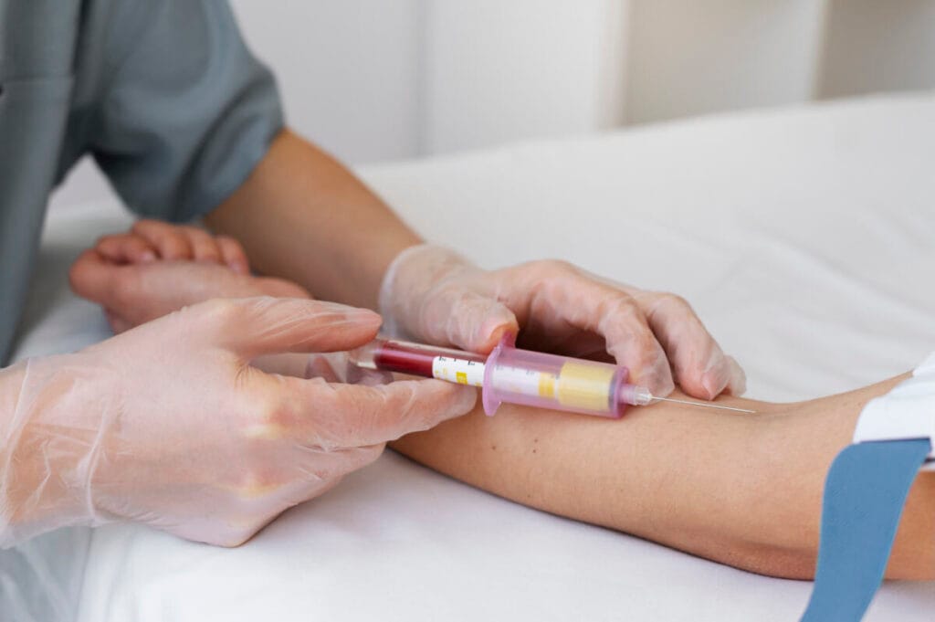 Laboratory blood test