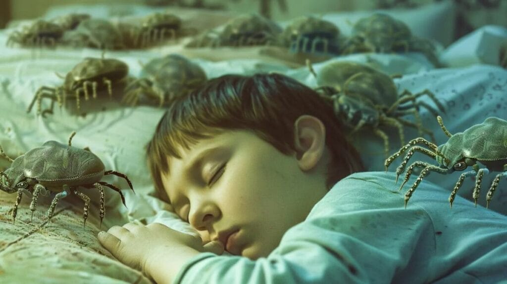 allergic reaction to dust mites in a child