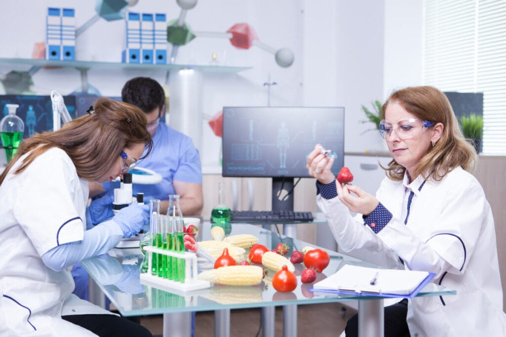 the patient donates blood for vitamin analysis