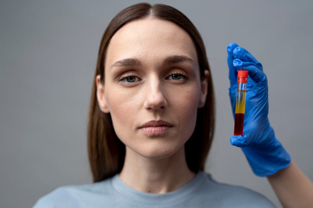 Blood donation for thyroid stimulating hormone analysis