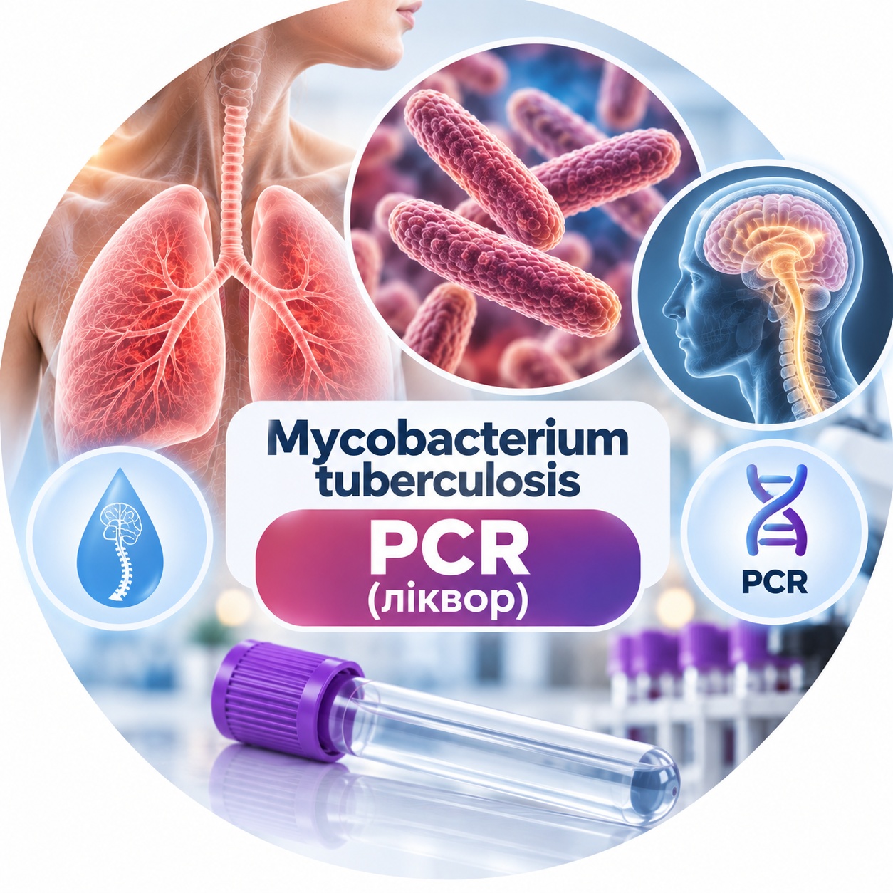 Tuberculosis — qualitative PCR of cerebrospinal fluid PCR of Mycobacterium tuberculosis in cerebrospinal fluid