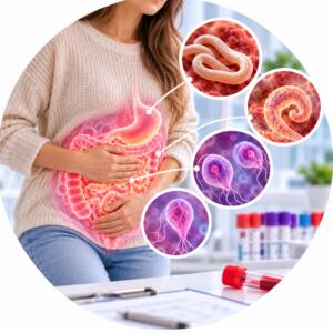 Comprehensive study for parasitic infections No. 4 — ascaris, toxocara and giardia