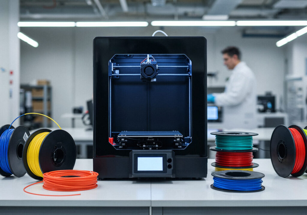 3D printer in a biomedical research laboratory