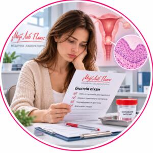 Vaginal biopsy — histopathological examination of biopsy material