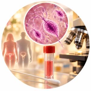 Trichomonas vaginalis — quantitative PCR determination in/from scrapings