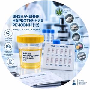 Визначення наркотичних речовин (12) — лабораторний аналіз