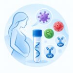 Image of a comprehensive laboratory test for TORCH infection: IgM, IgG